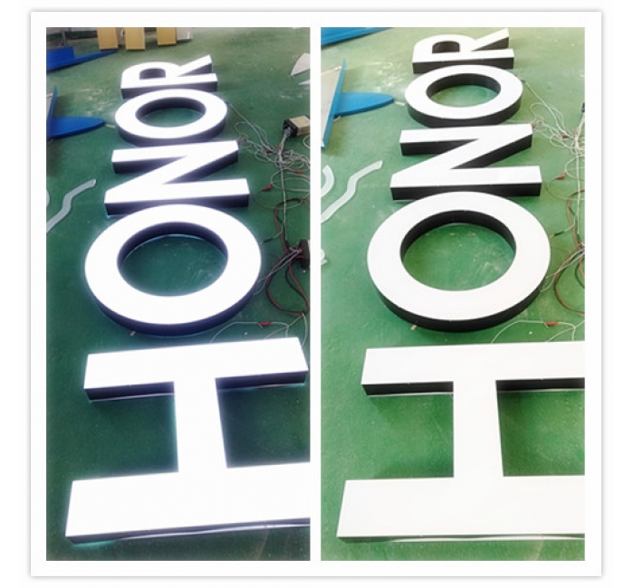 LED無邊發(fā)光字